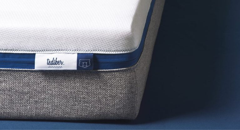 Housse matelas tediber - vue étiquette