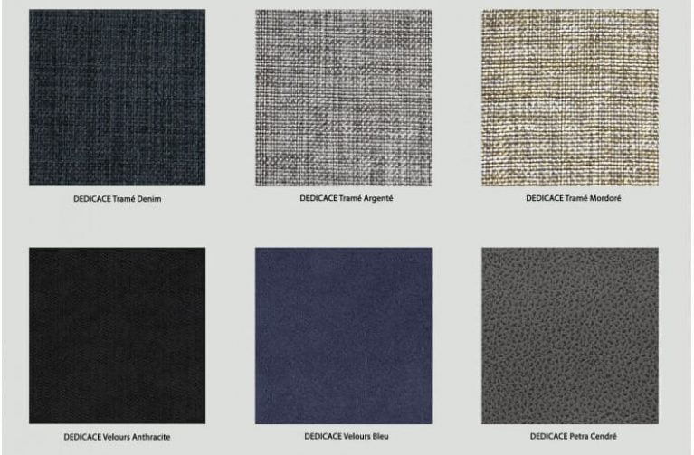 teintes de tissus de revêtement du sommier Someo Dédicace