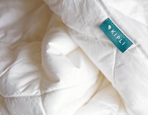 détail de la couette bio Kipli