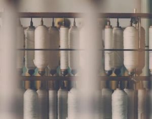 composition du Futon Kipli bobines de coton