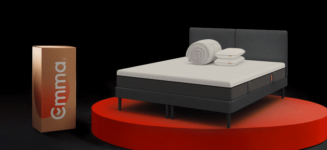 ensemble Emma matelas Hybride, couette et oreiller